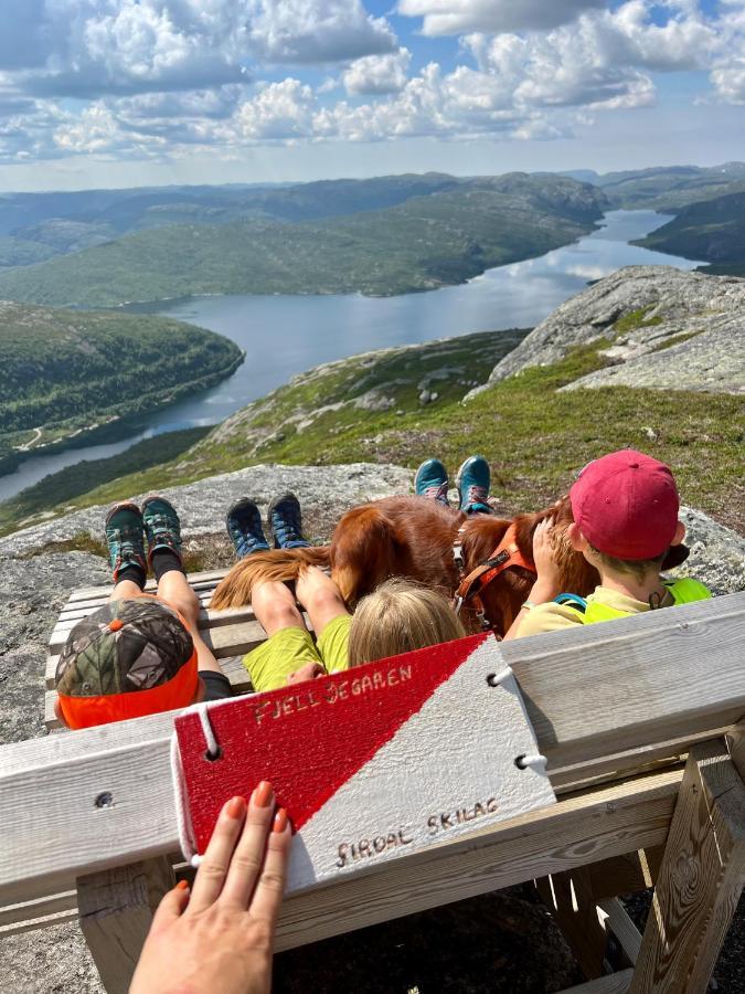 Flott Leilighet Pa Haugen I Sirdal Tjorhom Kültér fotó