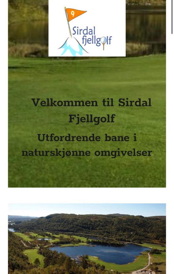 Flott Leilighet Pa Haugen I Sirdal Tjorhom Kültér fotó