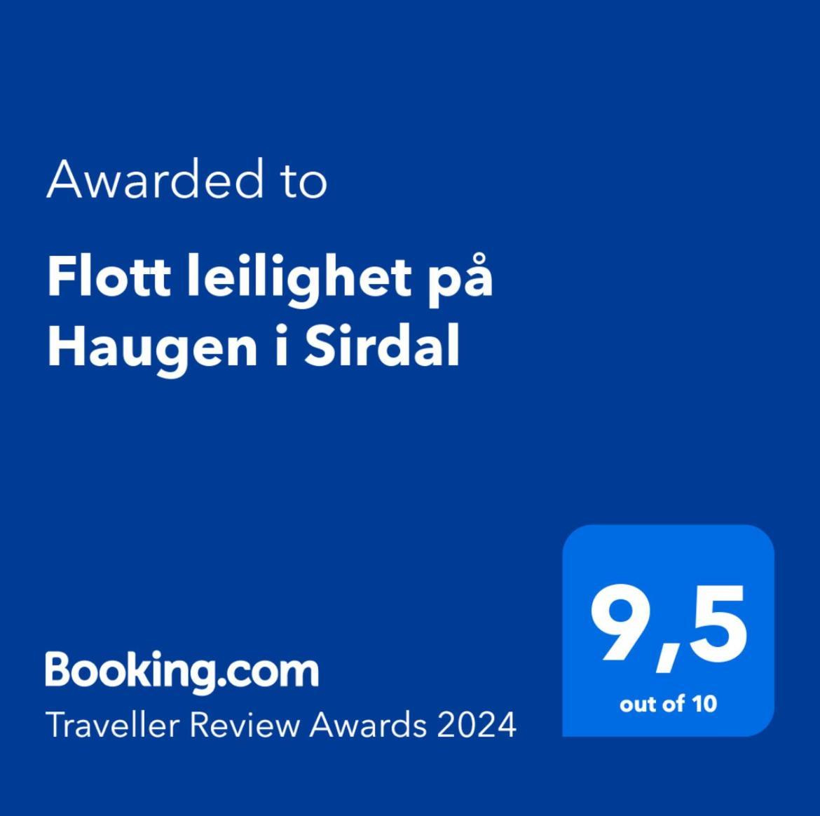 Flott Leilighet Pa Haugen I Sirdal Tjorhom Kültér fotó