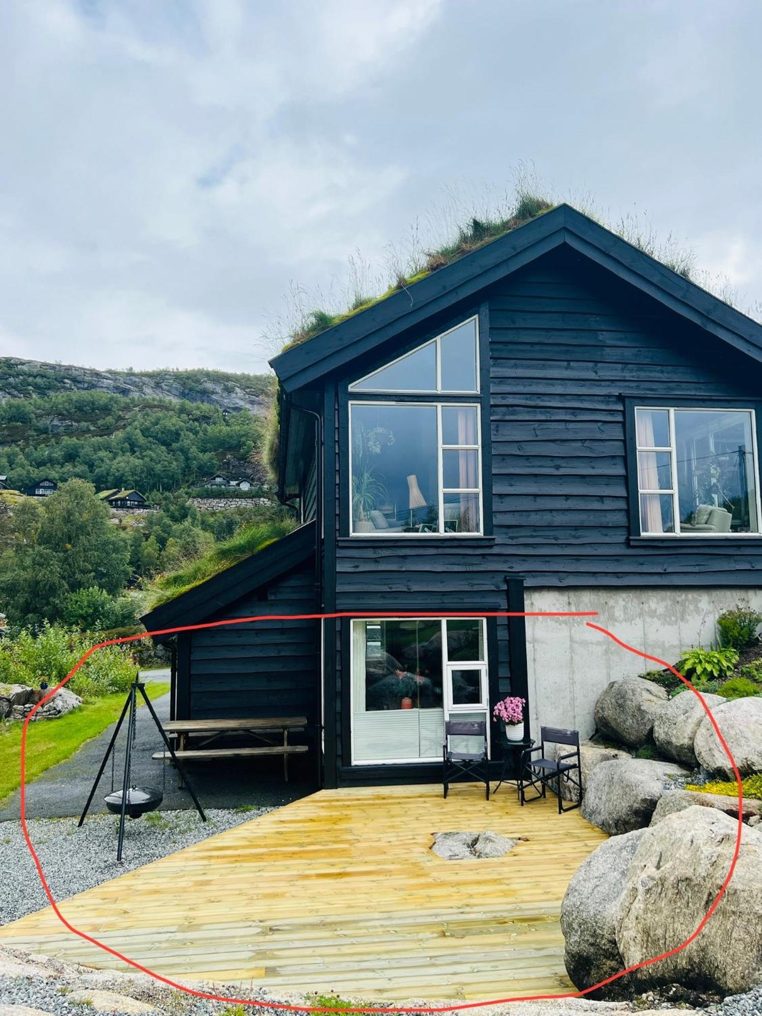 Flott Leilighet Pa Haugen I Sirdal Tjorhom Kültér fotó